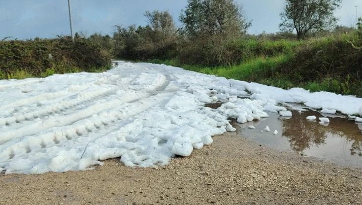 Immagine del post 18108 - Bari In Puglia si rivede il sole, ma il tempo resta instabile e il Salento è imbiancato dalla grandine - Bari
