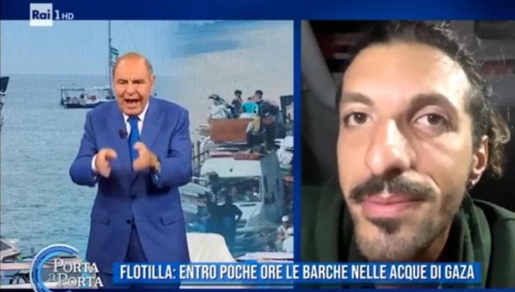 Immagine del post 12541 - Bari Tony La Piccirella: “La Flotilla ha un ruolo importante nella pace. Vespa? Parla dal suo salottino” - Bari
