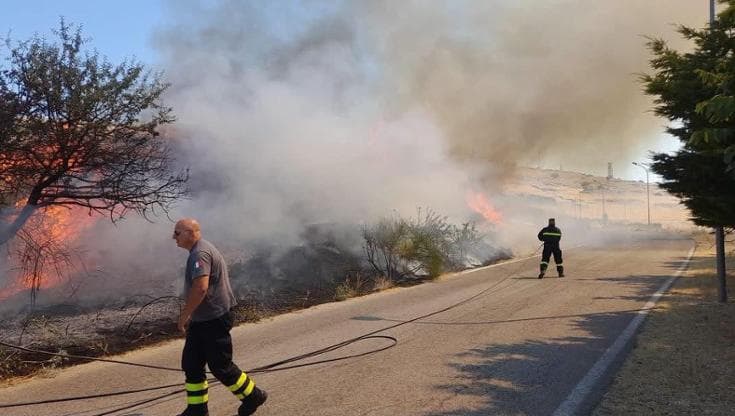 Incendio nelle campagne di Monte Sant’Angelo. Il sindaco D'Arienzo: “Roghi appiccati da criminali” - Bari
