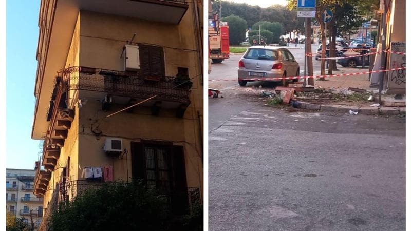 Immagine del post 14868 - Bari Crolla balcone nel centro di Taranto durante la manutenzione della caldaia: feriti due uomini - Bari