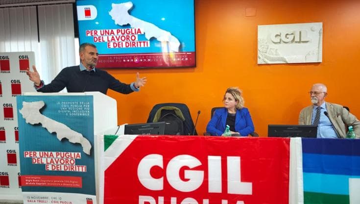Elezioni, la Cgil chiede ai candidati governatori “lavoro di qualità”. Decaro: “Basta sottopagati” - Bari