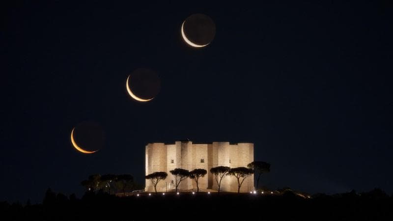 Immagine del post 22730 - Bari La luna sorge su Castel Del Monte: lo spettacolare allineamento nello scatto di Paky Cassano - Bari