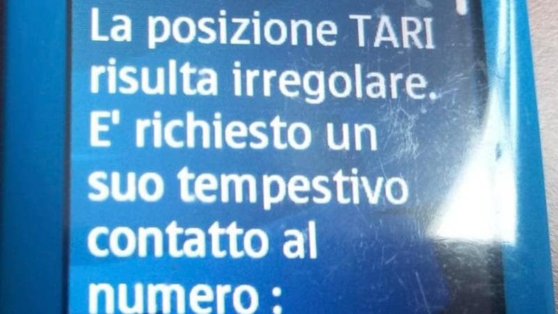 Immagine del post 19359 - Bari Tari, anche a Bari l’sms truffa sulle presunte irregolarità: “Non chiamate e non rispondete” - Bari