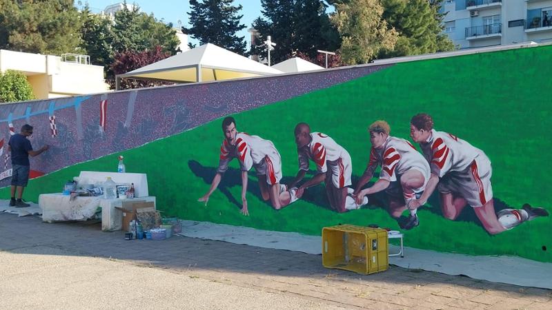 Immagine del post 7188 - Bari Il trenino del Bari diventa un murale: i tifosi abbracciano i ricordi dopo le delusioni sul campo - Bari