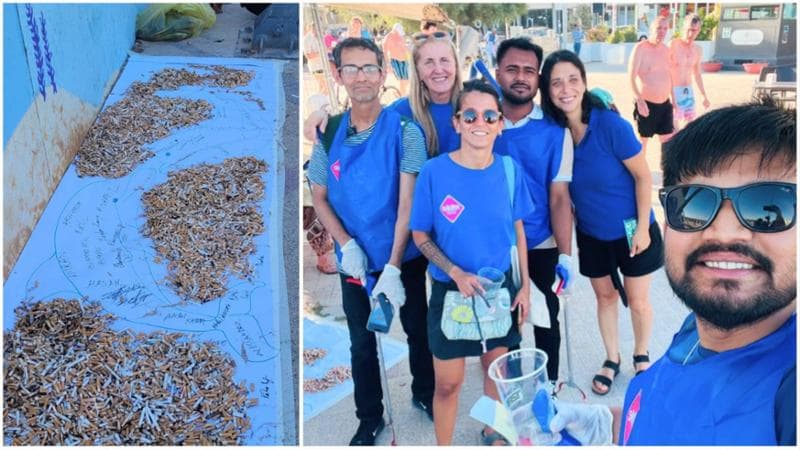 La spiaggia dei baresi ridotta a posacenere: raccolti 20mila mozziconi di sigarette: “Triste record” - Bari