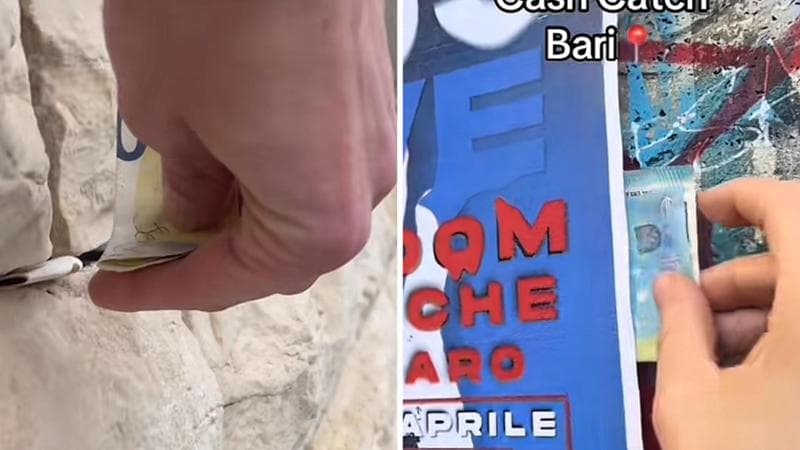 Immagine del post 5893 - Bari Caccia alle banconote nascoste per strada: anche a Bari arriva dai social la cash catch. Come si fa - Bari