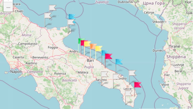 Immagine del post 22833 - Bari Alga tossica, le prime bandiere rosse a Giovinazzo, Molfetta, Torre Canne, Otranto. Il bollettino - Bari