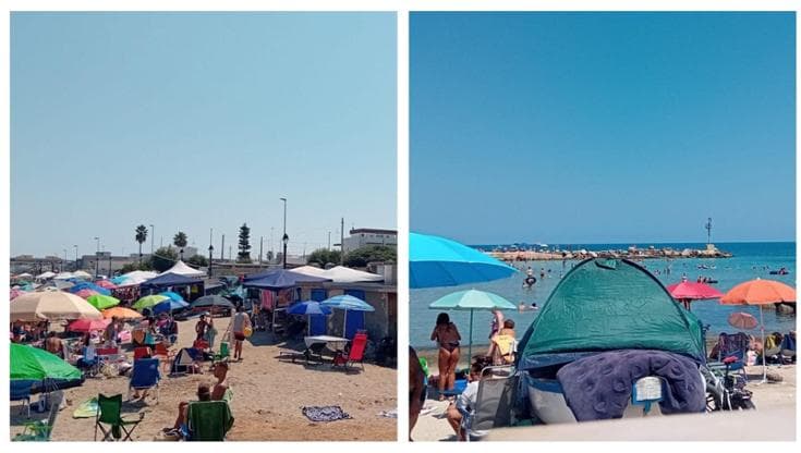 Immagine del post 23953 - Bari Ombrelloni segnaposto e tende montate sui gozzi al mare: i controlli non fermano l’estate cafona - Bari