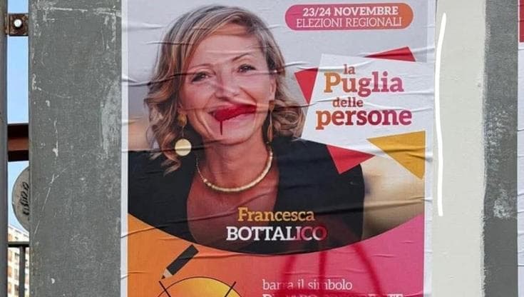 I messaggi sessisti sul manifesto di Francesca Bottalico: “Ma non cancelleranno il mio sorriso” - Bari