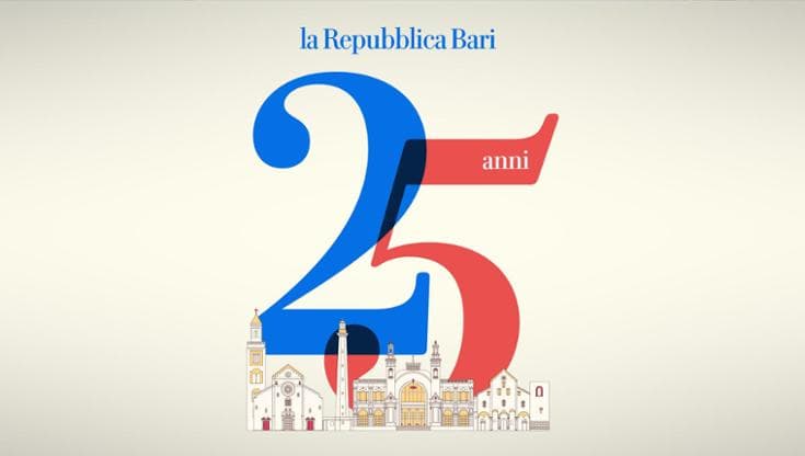 Repubblica Bari compie 25 anni, il 19 novembre un evento per festeggiare insieme ai nostri lettori - Bari