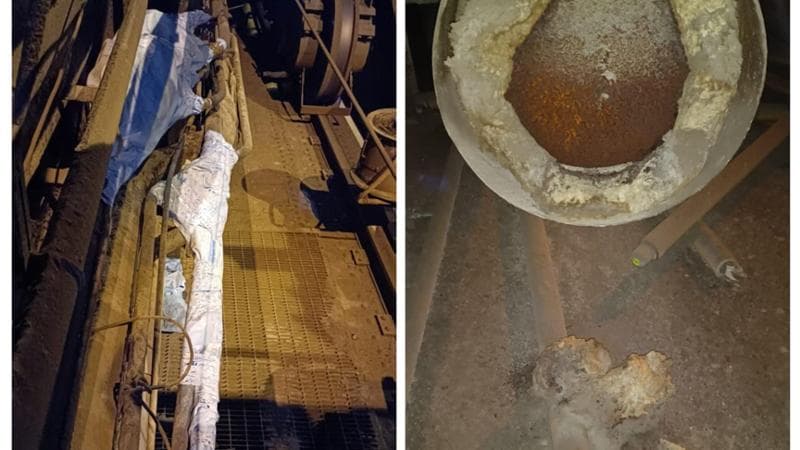 Amianto nell’ex Ilva a Taranto, allarme dei lavoratori dopo il ritrovamento in una tubazione - Bari
