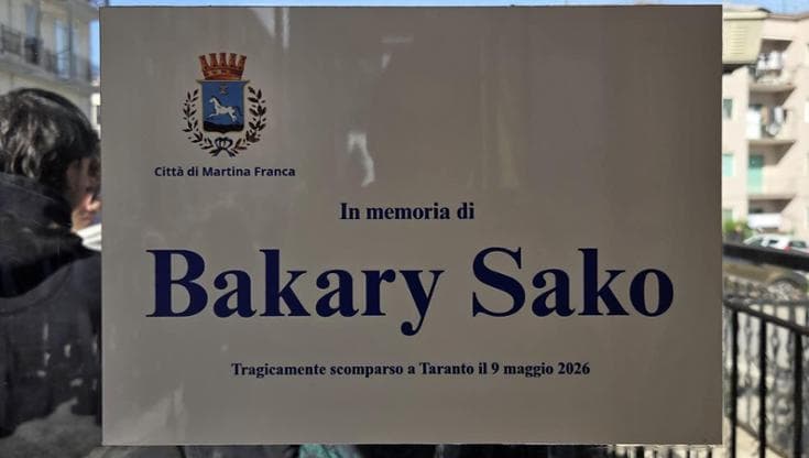 Immagine del post 26152 - Bari “Bakary Sako scomparso”: ira della comunità africana per la targa a Martina Franca. “È stato ucciso” - Bari