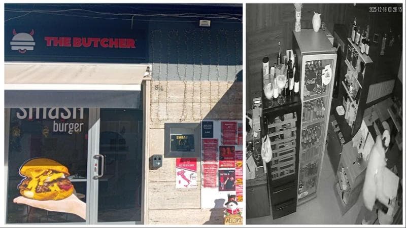 Bari, un ladro nella braceria The Butcher: ruba la cassa automatica e va via in bici. “Non è giusto” - Bari
