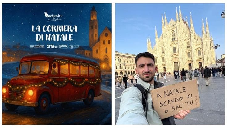 Immagine del post 15073 - Bari “Corriera di Natale”, conto alla rovescia: primo viaggio per portare (gratis) le famiglie a Milano - Bari