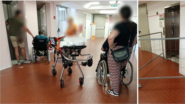 Immagine del post 8666 - Bari Poliambulatorio Nardò, 3 ascensori per barelle out: i pazienti vanno da soli, gli operatori a piedi - Bari