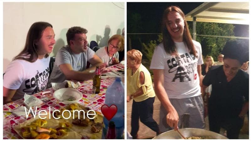 A Ostuni Tommy Cash incontra le “sue” nonne. Scatta l’invito a tavola con focaccia e orecchiette - Bari