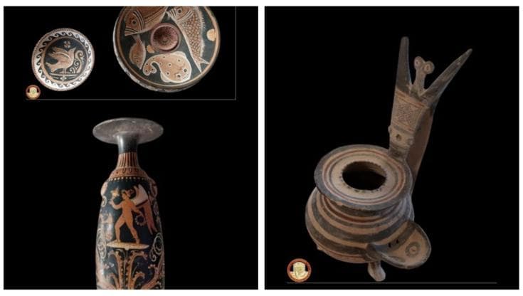 Immagine del post 14036 - Bari Restituiti alla Puglia 44 reperti archeologici rubati: erano in una collezione privata in Toscana - Bari