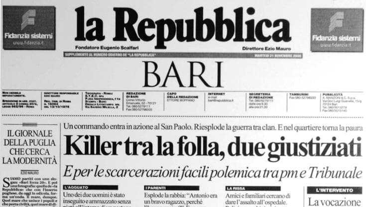 Immagine del post 14020 - Bari Per Repubblica 25 anni a Bari non sono un traguardo: la Puglia è ancora tutta da raccontare - Bari