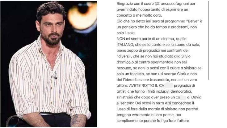 Immagine del post 7504 - Bari Michele Morrone attacca il cinema italiano dopo l’intervista a Belve sui social: “Troppi pregiudizi” - Bari