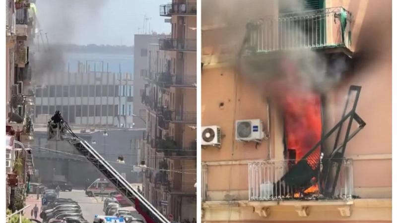 Immagine del post 8765 - Bari Rogo in casa nel centro di Taranto, salvati dalle fiamme un’anziana e i suoi due cani - Bari