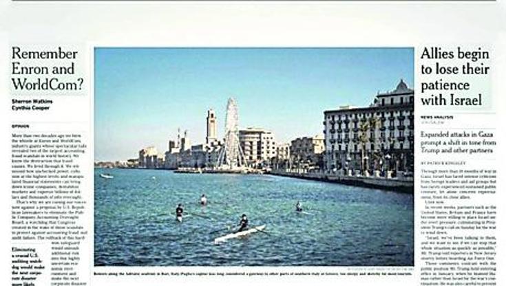 Immagine del post 8750 - Bari Una città orientata al futuro, l’eterna trasformazione che ha portato Bari sul NYT - Bari