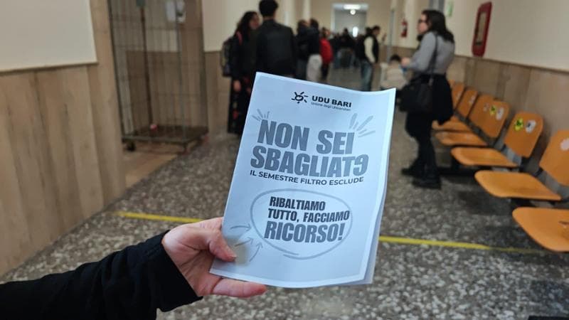 Immagine del post 14145 - Bari Semestre filtro a Medicina, a Bari i ricorsi corrono sulle chat: “Abbiamo un centinaio di adesioni” - Bari