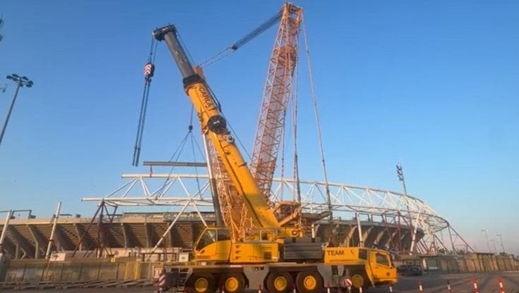 Immagine del post 21972 - Bari Incidente sul lavoro, operaio di 72 anni colpito da una fune nello stadio di Lecce: è grave - Bari