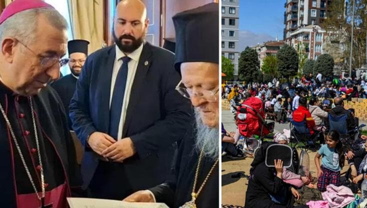 Immagine del post 6361 - Bari Sisma a Istanbul, la paura dell’arcivescovo di Bari: “Scossa durante l’incontro con Bartolomeo I” - Bari