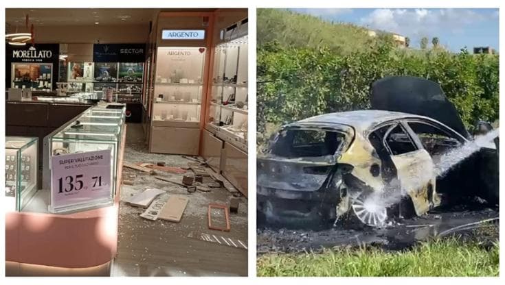 Immagine del post 19680 - Bari Terrore nel centro commerciale di Policoro, assalto armato in gioielleria. Caccia ai rapinatori - Bari