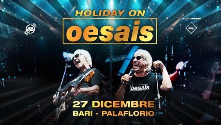 Gli Oesais tornano a Bari il 27 dicembre in versione vacanze di Natale: “Per digerire le cartellate” - Bari