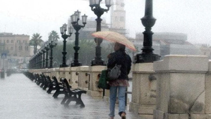 In Puglia vento e pioggia in arrivo: scatta l’allerta meteo per la giornata di domani - Bari