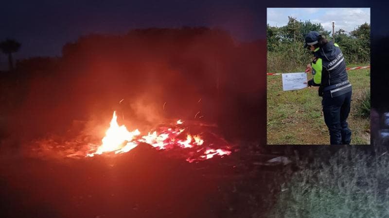 Bruciava in campagna rifiuti e materiali pericolosi, denunciato “svuotacantine”: decine di roghi - Bari