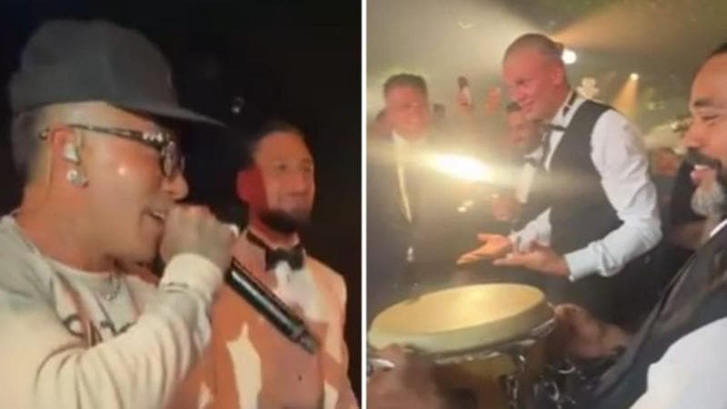 Immagine del post 23239 - Bari Donnarumma che duetta con Sfera, Pio e Amedeo mattatori con Haaland: le nozze scatenate del portiere - Bari