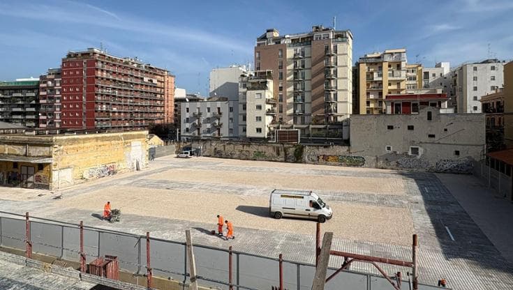 Nuovo parcheggio nell’area dell’ex Rossani: al via i lavori per il garage sotto la piazza delle Arti - Bari