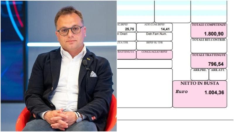 Immagine del post 14323 - Bari “Ecco il mio cedolino: mille euro al mese”. Operazione trasparenza del sindaco di Cellamare, Vurchio - Bari