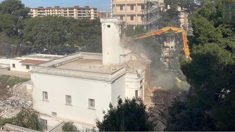 Spianata altra villa Liberty a Bari per la legge silurata in consiglio: “Poteva essere salvata” - Bari