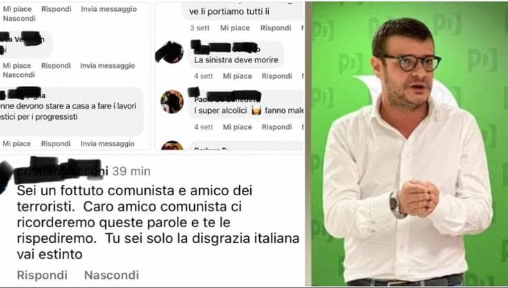 Immagine del post 22149 - Bari Minacce di morte per Domenico De Santis (Pd): "Ho denunciato, c’è troppo odio sui social" - Bari