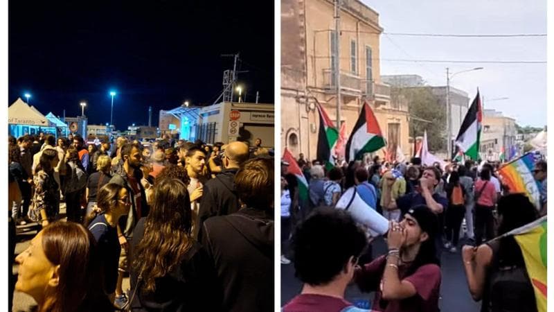La nave Seasalvia diretta in Israele sfida le proteste e attracca a Taranto. “Atto grave” - Bari