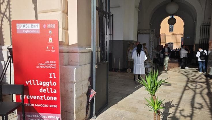 Immagine del post 21055 - Bari Bari, aperto il Villaggio della prevenzione: tre giorni di screening e consulenze gratuite per tutti - Bari