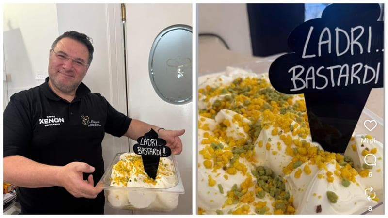 Immagine del post 21049 - Bari Dopo il furto nel bar, crea il gelato “ladri bastardi”. “Con limone, dolce all’inizio poi amaro” - Bari