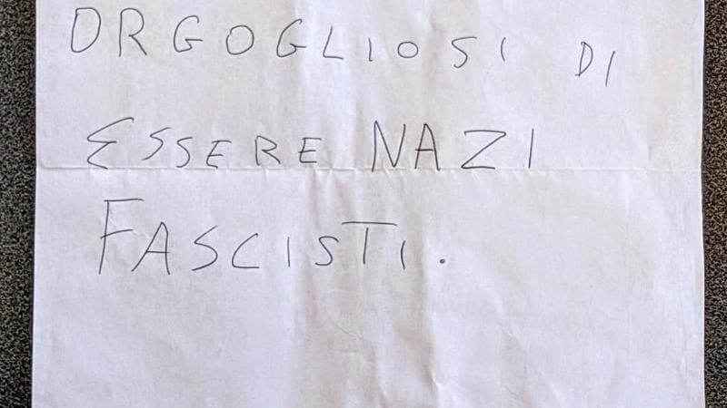 "Orgogliosi di essere nazifascisti”, nuovo messaggio di intimidazione al Pd di Soleto - Bari