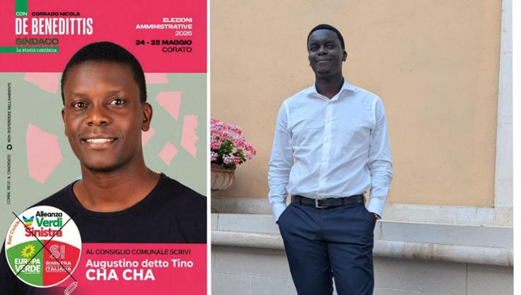 Augustino Cha Cha: “Mi candido per restituire ciò che Corato mi ha dato, non temo i razzisti” - Bari