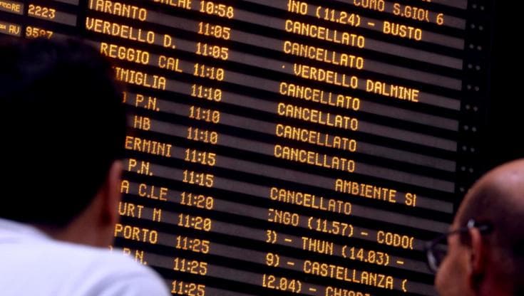 Immagine del post 21069 - Bari Sciopero, disagi in Puglia: treni cancellati e orari garantiti. E dal 10 al 30 giugno stop per Roma - Bari