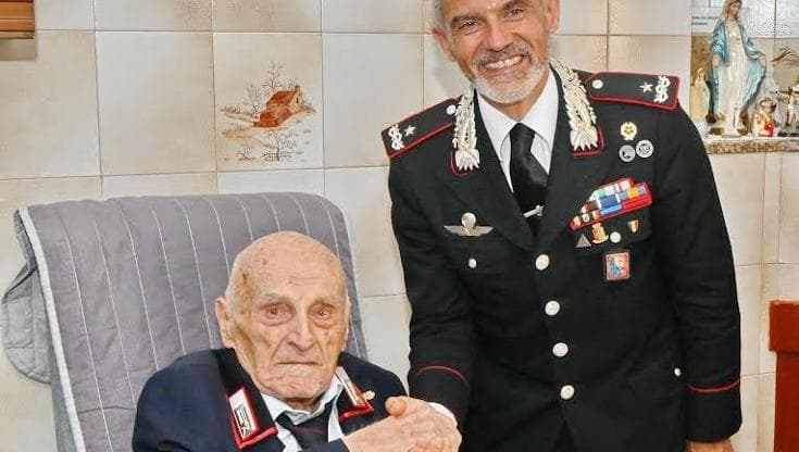 Immagine del post 22196 - Bari Vicebrigadiere Giovanni Ciccone compie cento anni, i carabinieri di Bari festeggiano il loro decano - Bari