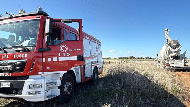 Immagine del post 13251 - Bari Lecce, operaio muore folgorato a 67 anni: la betoniera su cui lavorava ha toccato i cavi elettrici - Bari