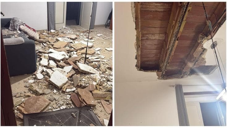 Immagine del post 19954 - Bari Crolla solaio della casa mentre guarda la tv: ferita. Palazzina popolare dichiarata inagibile - Bari