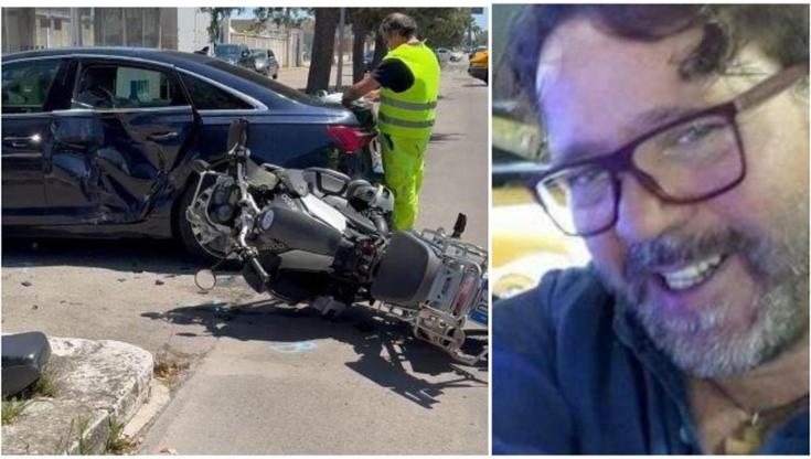 Immagine del post 7870 - Bari Salento, scontro tra moto e auto a un incrocio: muore a 60 anni Rocco Macella, titolare del Wine bar - Bari