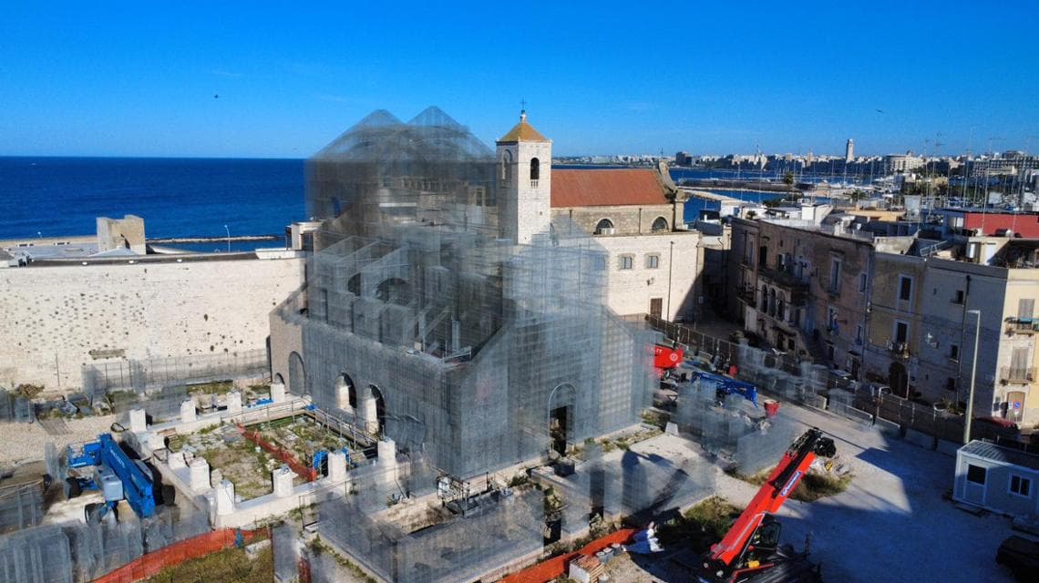 Immagine del post 21107 - Bari L’opera di Tresoldi cambia lo skyline di Bari: conto alla rovescia in piazza San Pietro - Bari