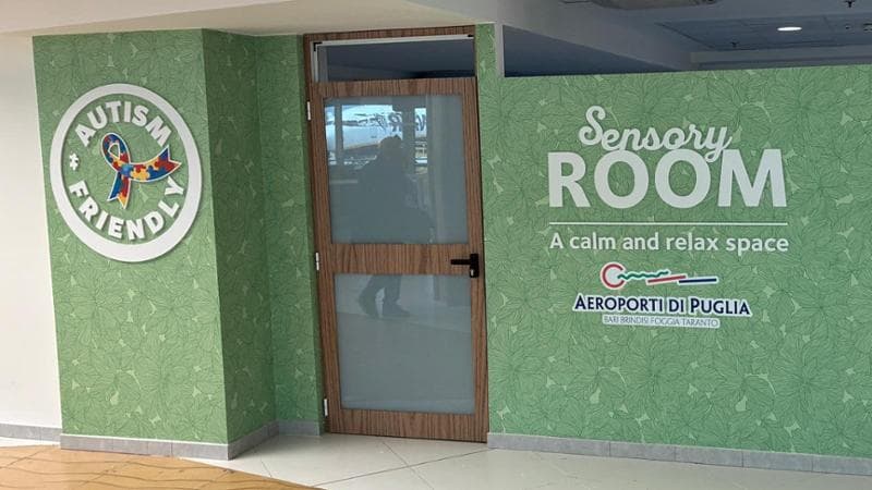 Nell’aeroporto di Bari una “sensory room” per le persone con autismo. “Spazio per le ore di attesa” - Bari