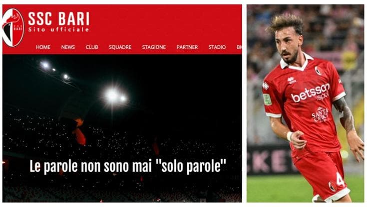 Immagine del post 15471 - Bari Minacce a Castrovilli, il Bari presenta denuncia e attacca l’autore: “Questo è terrorismo emotivo” - Bari